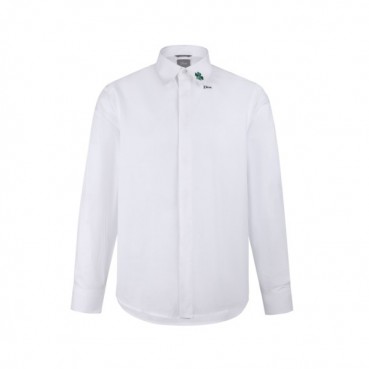 디올 남성 자수 셔츠 - Dior Mens Embroidered Shirt 