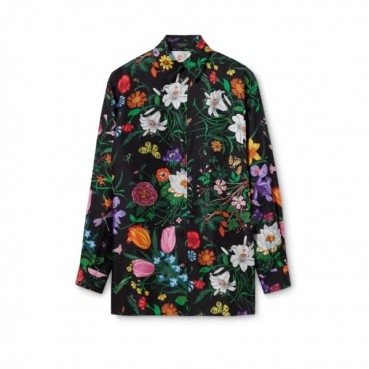 구찌 여성 실크 셔츠 - Gucci Womens Silk Shirts 