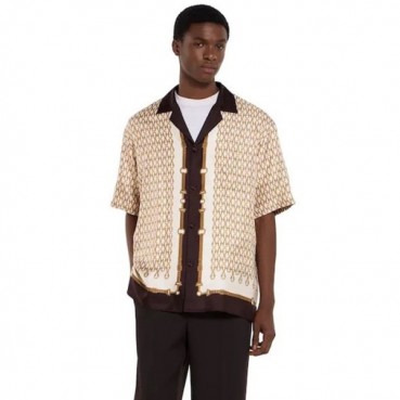 구찌 남성 포플린 볼링 셔츠 - Gucci Mens Poplin Bowling Shirt 