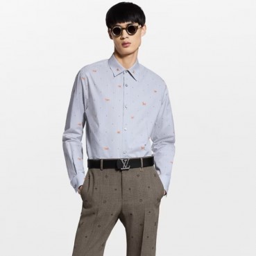루이비통 남성 클래식 셔츠 - Louis vuitton Mens Dress Shirts 