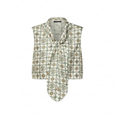 루이비통 여성 크롭드 누보 라발리에르 블라우스 - Louis vuitton Womens Cropped Nouveau Lavalliere Blouse 