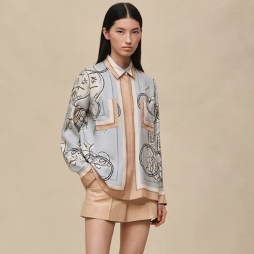 에르메스 여성 Palefroi Remix 클래식 셔츠 - Hermes Womens Palefroi Remix Classic Shirts 