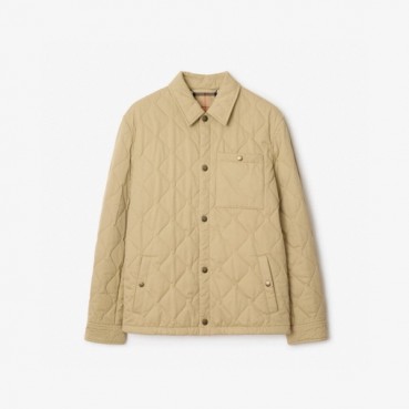 버버리 남성 리버시블 퀼팅 나일론 오버셔츠 - Burberry Mens Reversible Quilted Nylon Overshirt 