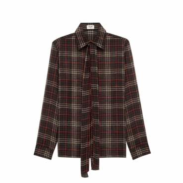 입생로랑 여성 실크 셔츠 - Saint Laurent Womens Silk Shirts 