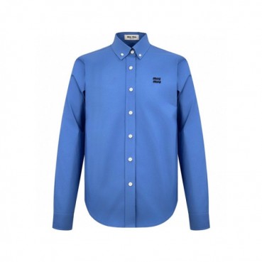 미우미우 남/녀 모던 셔츠 - Miumiu Unisex Modern Shirts 