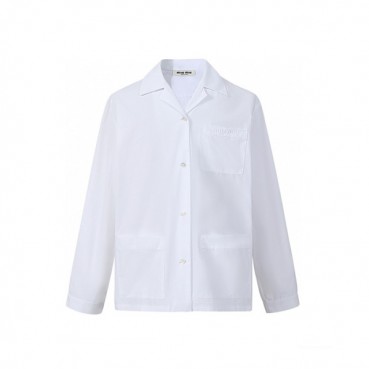 미우미우 남/녀 모던 셔츠 - Miumiu Unisex Modern Shirts 