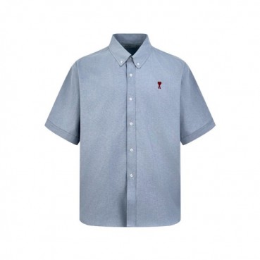 아미 남성 반팔 셔츠 - Ami Mens Basic Shirts 