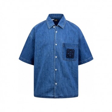 로에베 남성 반팔 셔츠 - Loewe Mens Basic Shirts 
