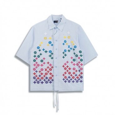 루이비통 남성 반팔 셔츠 - Louis vuitton Mens Polo Shirts 