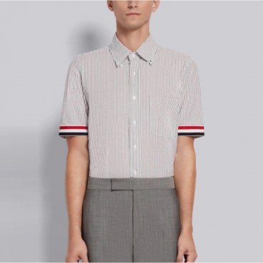 톰브라운 남성 클래식 반팔 셔츠 - Thom Browne Mens Dress Shirts 