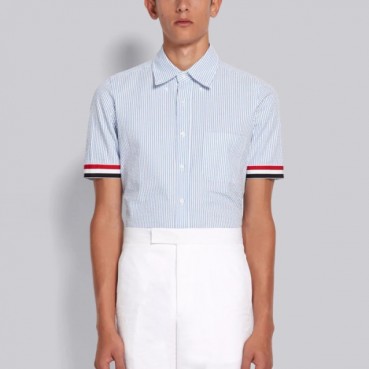 톰브라운 남성 클래식 반팔 셔츠 - Thom Browne Mens Dress Shirts 