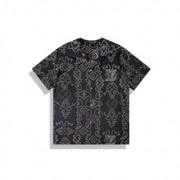 루이비통 남성 반팔 셔츠 - Louis vuitton Mens Polo Shirts 