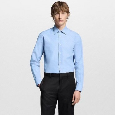 루이비통 남성 베이직 셔츠 - Louis vuitton Mens Dress Shirts 
