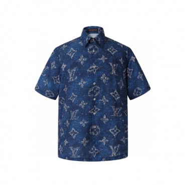 루이비통 남성 반팔 셔츠 - Louis vuitton Mens Polo Shirts 