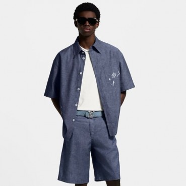 루이비통 남성 반팔 셔츠 - Louis vuitton Mens Polo Shirts 