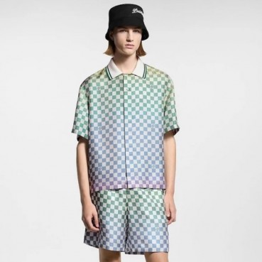 루이비통 남성 반팔 셔츠 - Louis vuitton Mens Polo Shirts 