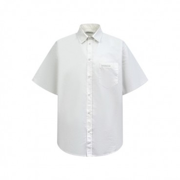 발렌시아가 남성 반팔 셔츠 - Balenciaga Mens Basic Shirts 