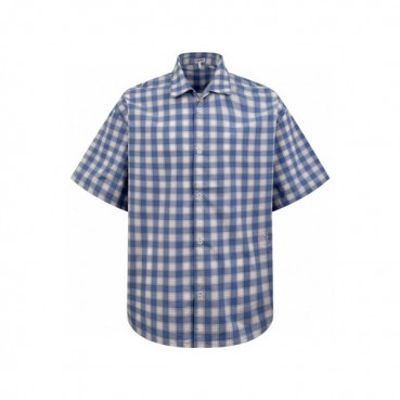 로에베 남성 반팔 체크 셔츠 - Loewe Mens Flanner Shirts 