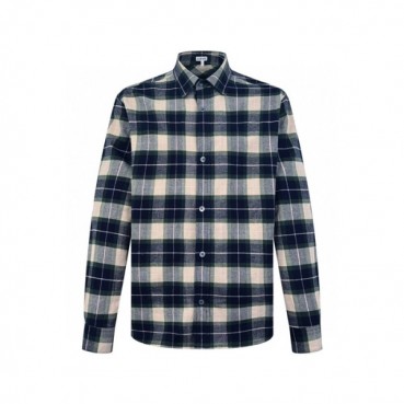 로에베 남성 체크 셔츠 - Loewe Mens Flanner Shirts 