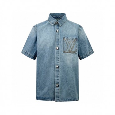 루이비통 남성 반팔 셔츠 - Louis vuitton Mens Polo Shirt 