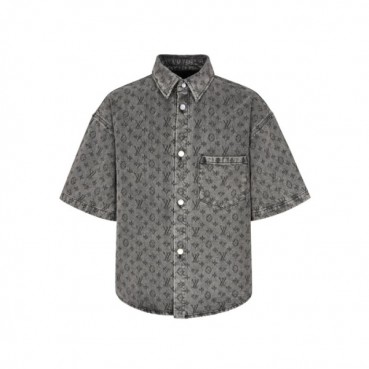 루이비통 남성 반팔 셔츠 - Louis vuitton Mens Short