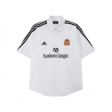 발렌시아가 남성 반팔 셔츠 - Balenciaga Mens Basic Shirts 
