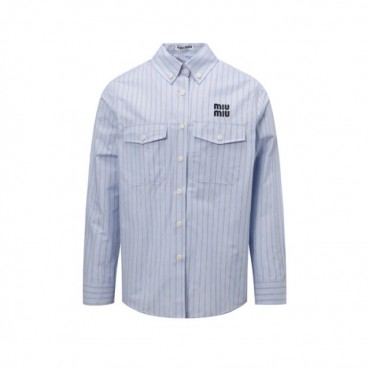 미우미우 남/녀 체크 셔츠 - Miumiu Unisex Flanner Shirts 