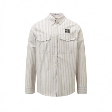 미우미우 남/녀 체크 셔츠 - Miumiu Unisex Flanner Shirts 