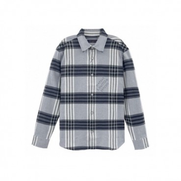 루이비통 남성 체크 셔츠 - Louis vuitton Mens Dress Shirts 