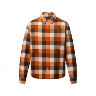 루이비통 남성 체크 셔츠 - Louis vuitton Mens Flanner Shirts 