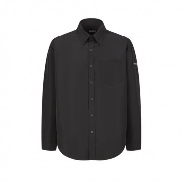 발렌시아가 남성 블랙 셔츠 - Balenciaga Mens Black Shirts 
