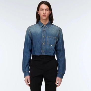 보테가베네타 남성 데님 셔츠 - Bottega veneta Mens Denim Shirts 