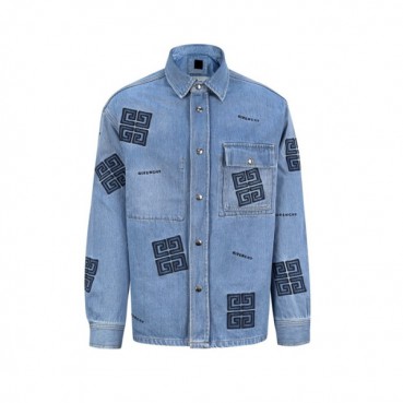 지방시 남성 데님 셔츠 - Givenchy Mens Denim Shirts 