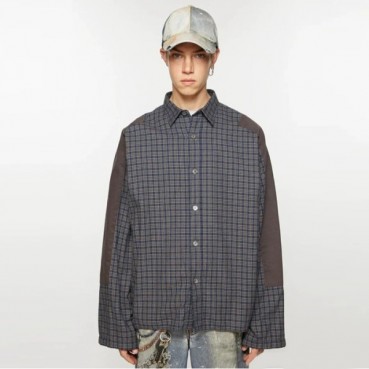 아크네 남성 체크 셔츠 - Acne Studios Mens Dress Shirts 