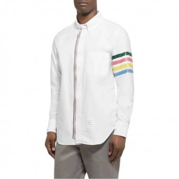 톰브라운 남성 화이트 셔츠 - Thom Browne Mens White Dress Shirts 