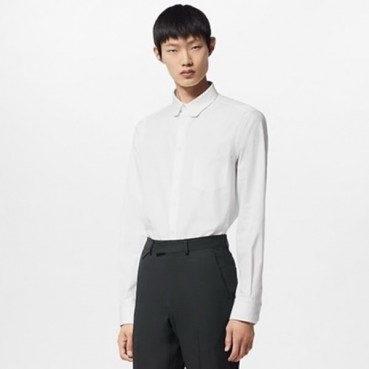 루이비통 남성 화이트 셔츠 - Louis vuitton Mens White Shirts 