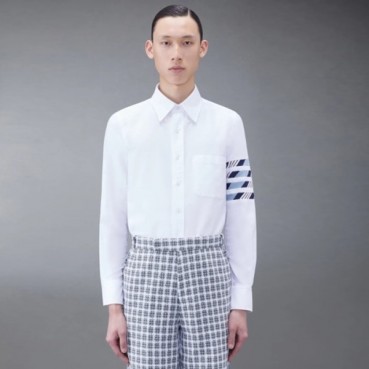 톰브라운 남성 화이트 셔츠 - Thom Browne Mens Dress Shirts 