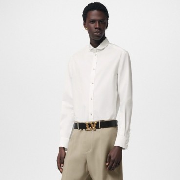 루이비통 남성 화이트 셔츠 - Louis vuitton Mens White Shirts 