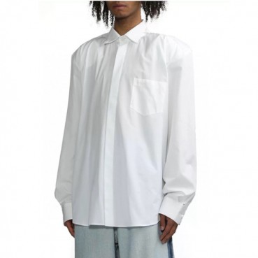 베트멍 남성 오버사이즈 셔츠 - Vetements Mens White Tshirts 