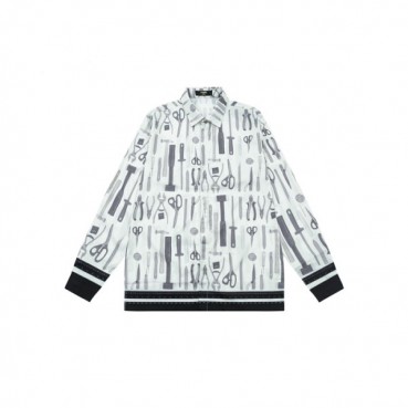 펜디 남성 화이트 셔츠 - Fendi Mens White Shirts 