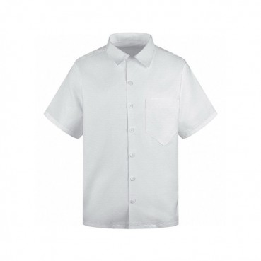 프라다 남성 화이트 반팔 셔츠 - Prada Mens White Shirts 