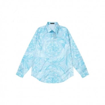 베르사체 남성 블루 셔츠 - Versace Mens Blue Shirts 