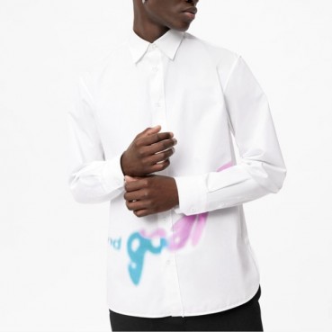 루이비통 남성 화이트 셔츠 - Louis vuitton Mens White Shirts 