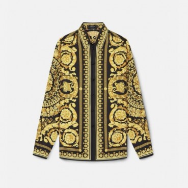 베르사체 남성 블랙 셔츠 - Versace Mens Black Shirts 