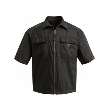 프라다 남성 블랙 반팔 셔츠 - Prada Mens Black Shirts 