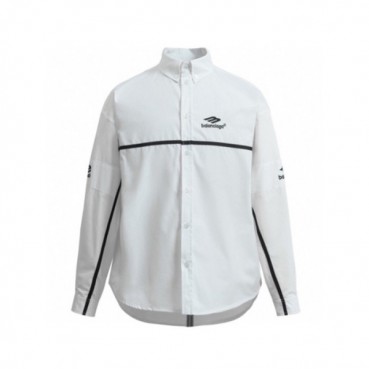 발렌시아가 남성 화이트 셔츠 - Balenciaga Mens White Shirts 