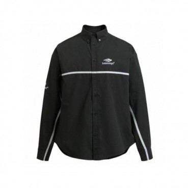발렌시아가 남성 블랙 셔츠 - Balenciaga Mens Black Shirts 