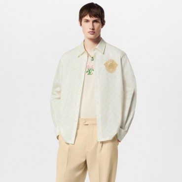 루이비통 남성 아이보리 셔츠 - Louis vuitton Mens Ivory Shirts 