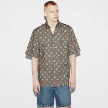 구찌 남성 베이지 셔츠 - Gucci Mens Beige Shirts 