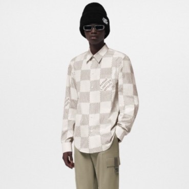 루이비통 남성 그레이 셔츠 - Louis vuitton Mens Gray Shirts 